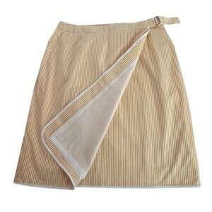 Brooks Brothers wrap skirt